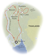 Myanmar Map small